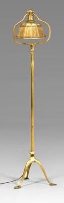 Appraisal: Tiffany floor lamp tripod base with bronze dore surface marked