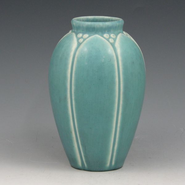 Appraisal: Rookwood vase in light matte blue from Marked with Rookwood