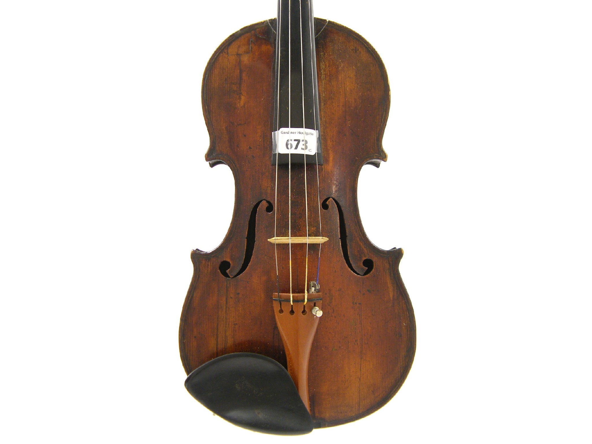 Appraisal: Interesting th century violin labelled J B Vuillaume cm case