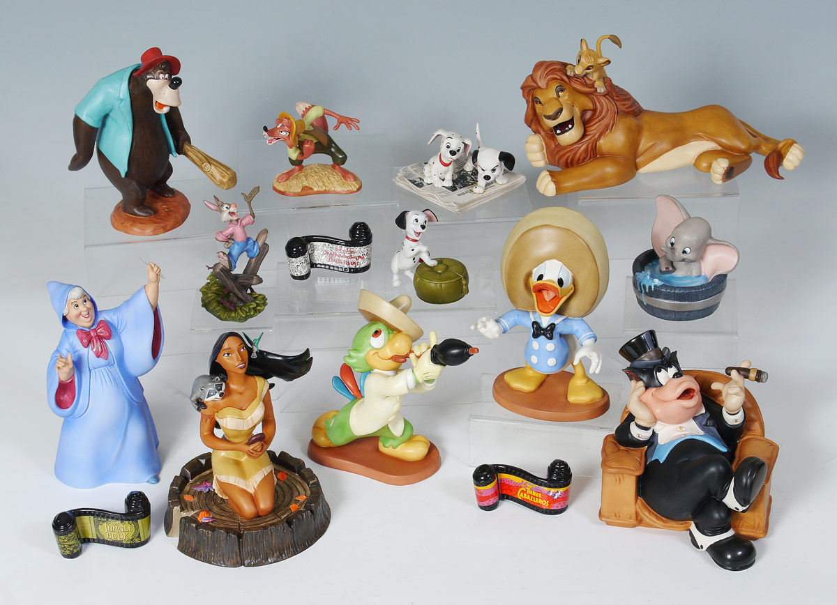 Appraisal: ESTATE COLLECTION OF WALT DISNEY COLLECTIBLE FIGURINES To include Limited