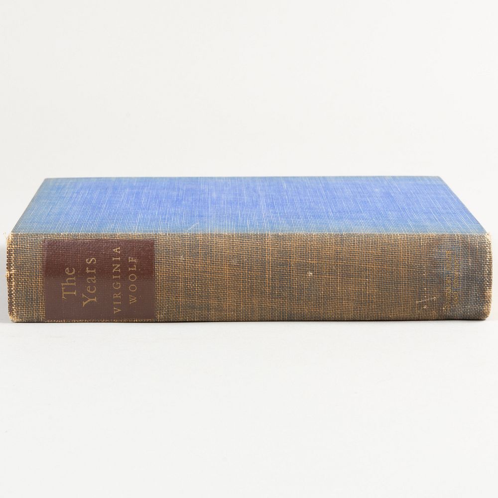 Appraisal: Virginia Woolf The Years First American Edition Published New York