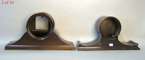 Appraisal: Ten mantle clock cases