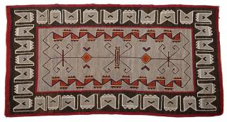 Appraisal: A Navajo Teec Nos Pos tapestry Mid- th century with