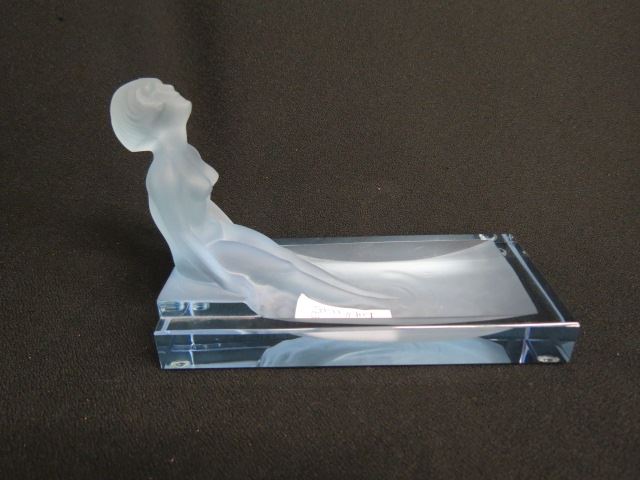 Appraisal: Alexandrite Art Glass Figural Nude Pin Dish lady with feet