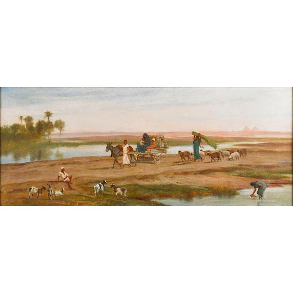 Appraisal: FREDERICK GOODALL BRITISH - Condition Report