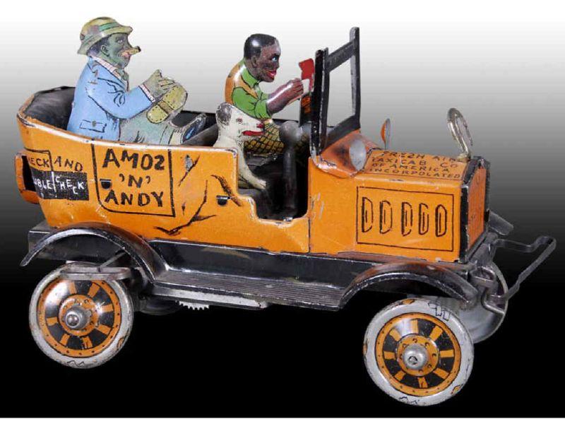 Appraisal: Marx Tin Wind-Up Amos-N-Andy Toy Taxi Description '' L All