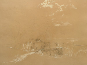 Appraisal: John Linnel - - Shoreham Kent pencil heightened with white