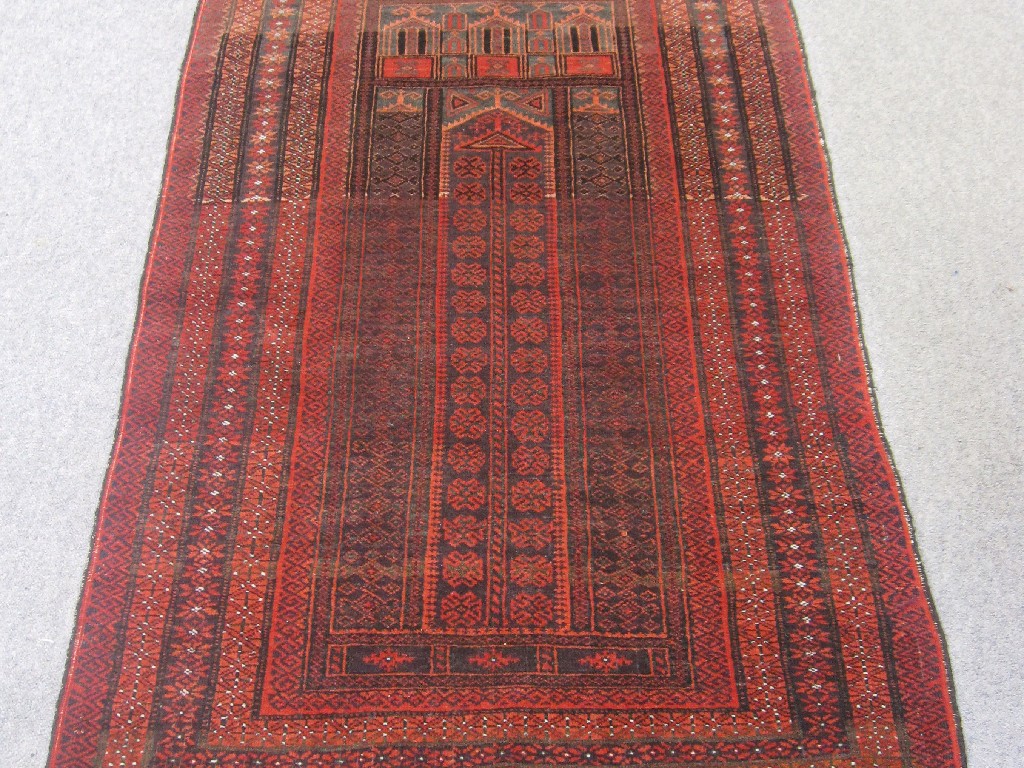 Appraisal: Eastern prayer mat