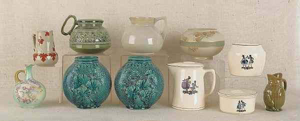 Appraisal: Eleven pieces of miscellaneous porcelain including some Bennett Pottery Baltimore