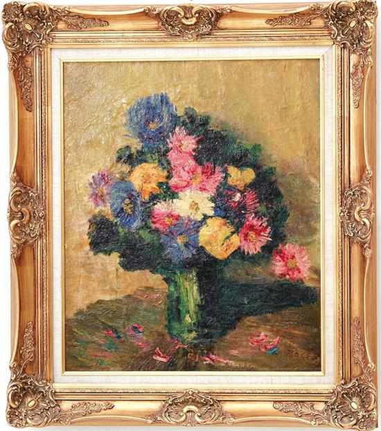 Appraisal: Charles Augustus Gus Mager New Jersey Pennsylvania - FLOWERS IN