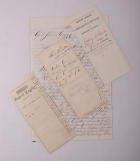 Appraisal: Civil War Missouri Volunteers Documents Extraordinary lot of Civil War