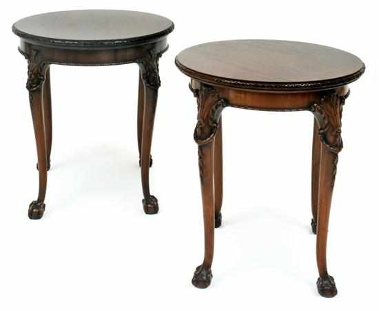 Appraisal: A pair of mahogany side tables by Waring Gillow Circa