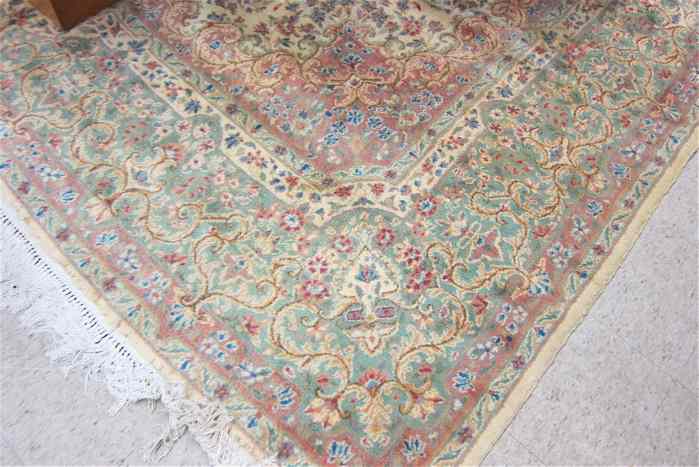 Appraisal: PERSIAN KERMAN CARPET Kerman Province southwestern Iran standard American market