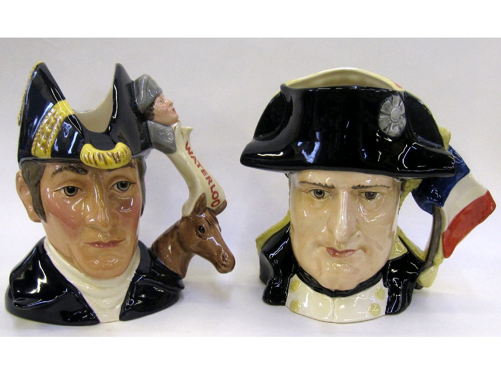 Appraisal: Two Royal Doulton character jugs - Duke of Wellington D