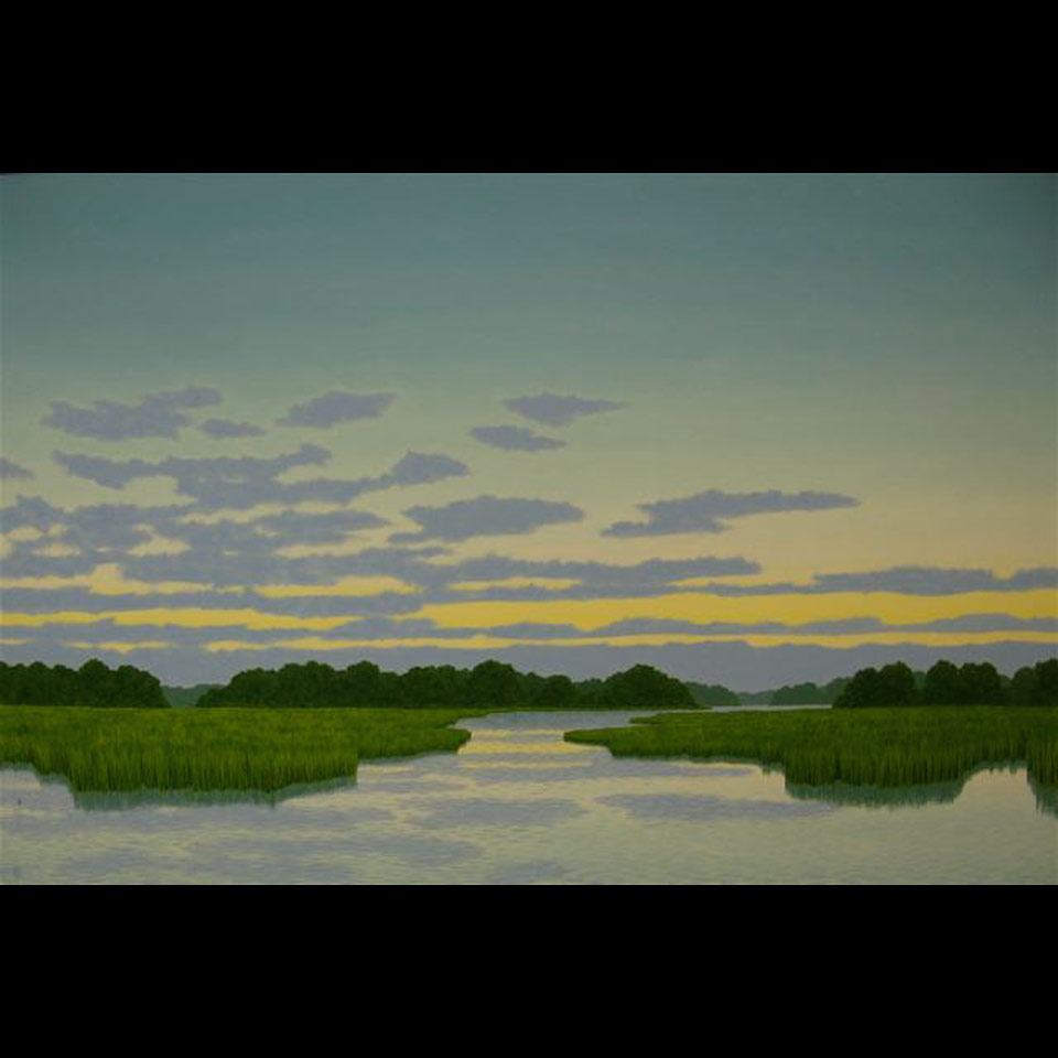 Appraisal: PHILIP SYBAL - CANADIAN QUINTE MARSH ACRYLIC ON CANVAS SIGNED