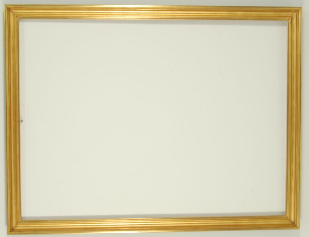 Appraisal: MOLDED GILT FRAME Purchased from Guido of Boston Rabbet size