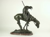 Appraisal: BRONZE - Circa large replica bronze of James Earl Frazer