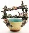 Appraisal: BOWL - Monumental th c porcelain center bowl circa -