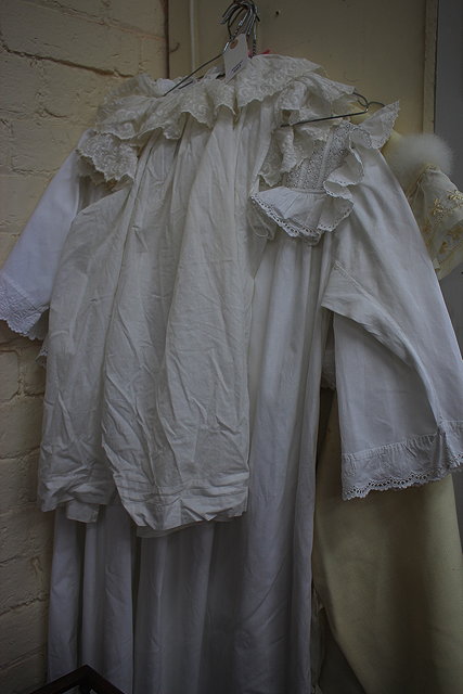 Appraisal: A COLLECTION OF VARIOUS CHRISTENING GOWNS a small quantity of