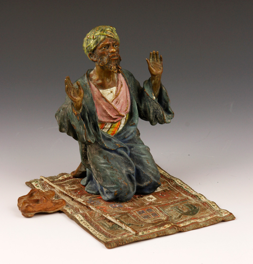 Appraisal: - th C Vienna Bronze Figure th century Vienna bronze