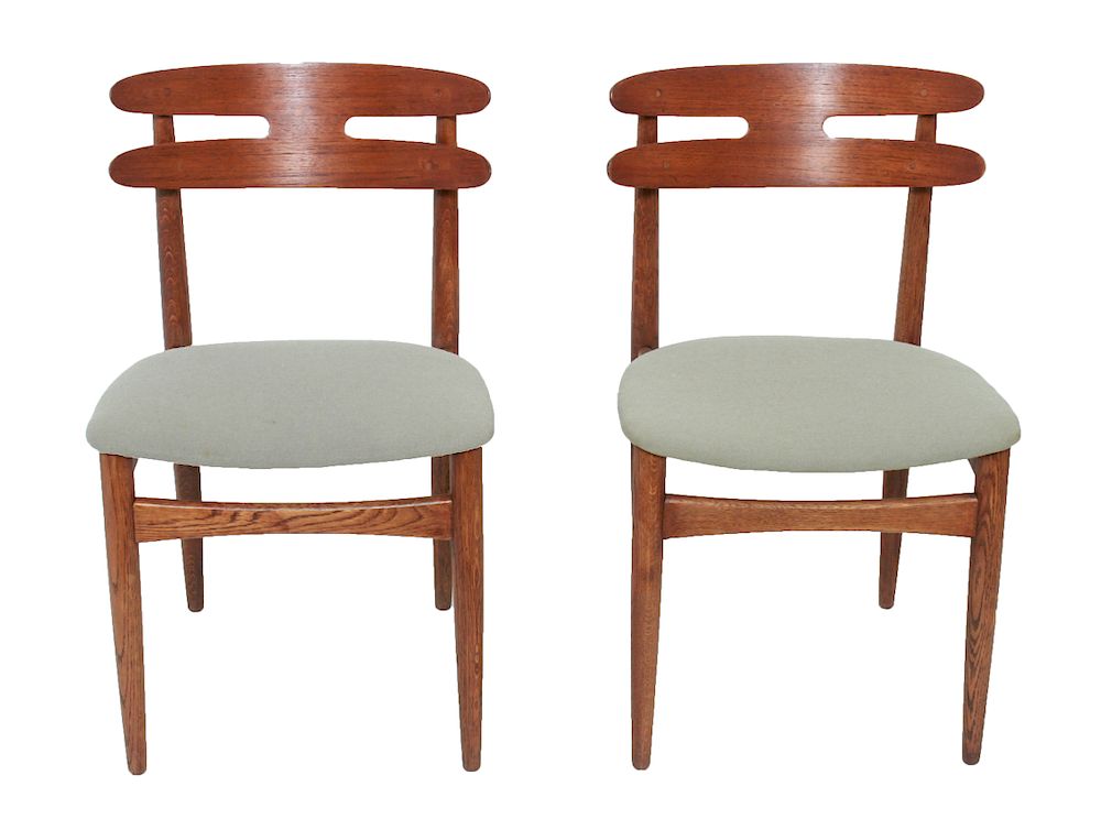 Appraisal: Henry Walter Klein Danish Modern Side Chairs Pair Pair of