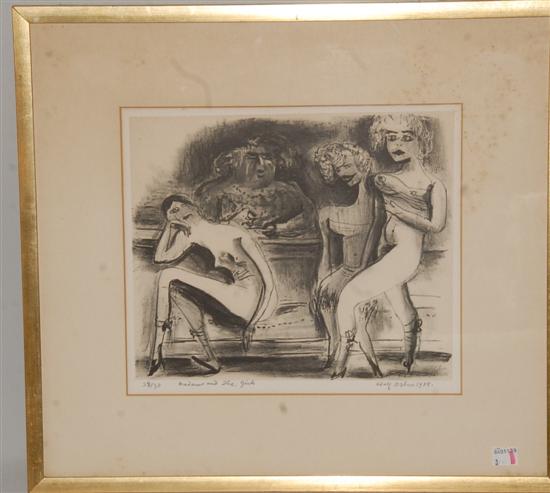 Appraisal: ADOLF DEHN - Lithograph Masame and the Girls Signed numbered