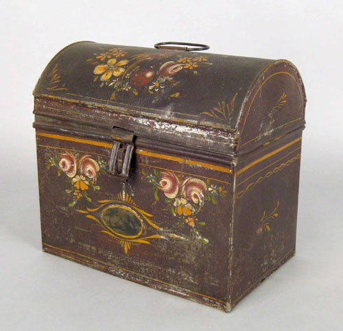 Appraisal: Tole document box th c h w