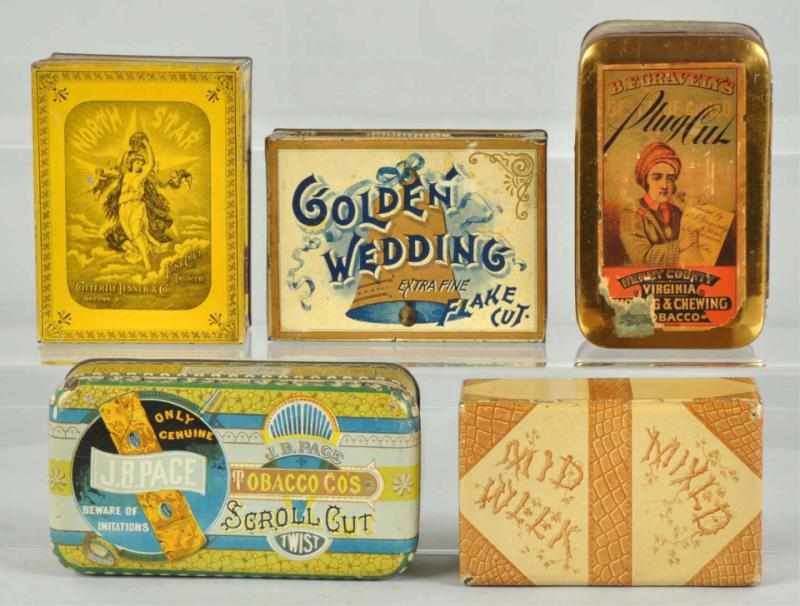 Appraisal: Lot of Tobacco Tins Description Includes harder-to-find Golden Wedding desirable