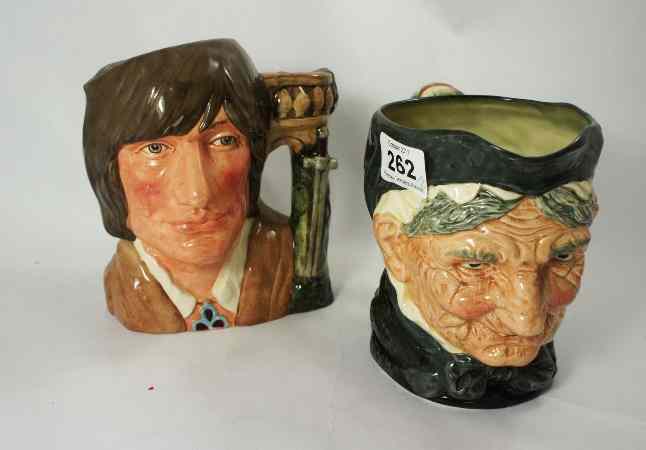 Appraisal: Royal Doulton Large Character Jugs Romeo D and Granny D