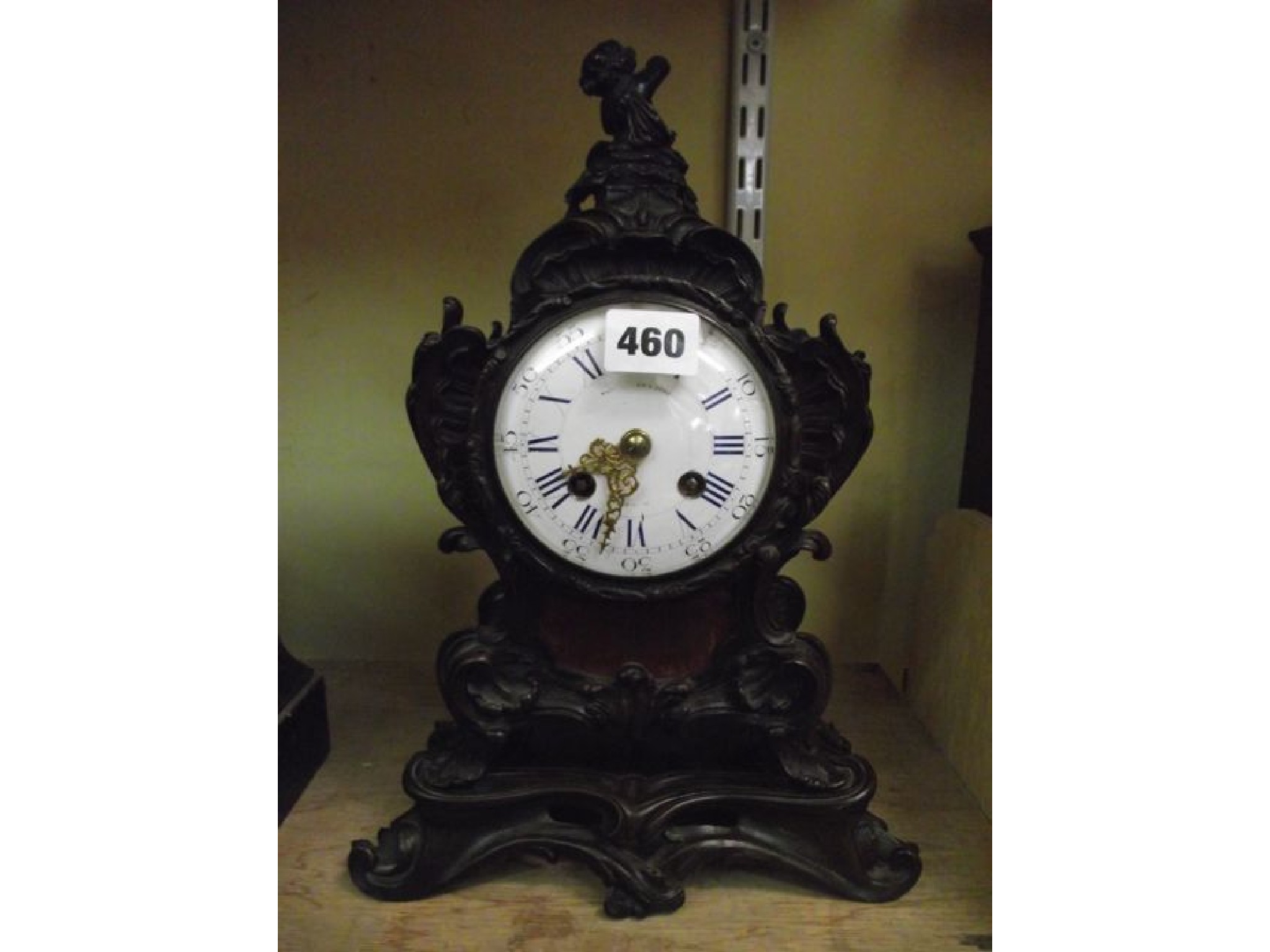 Appraisal: A good quality mid- th century ormolou mantel clock and