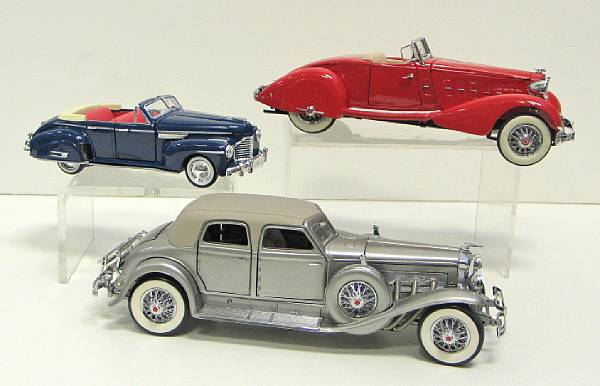 Appraisal: Franklin amp Danbury Mint Vehicles Lot includes th scale and