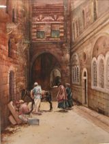 Appraisal: Unknown Artist Continental th Century An Old City Street Scene