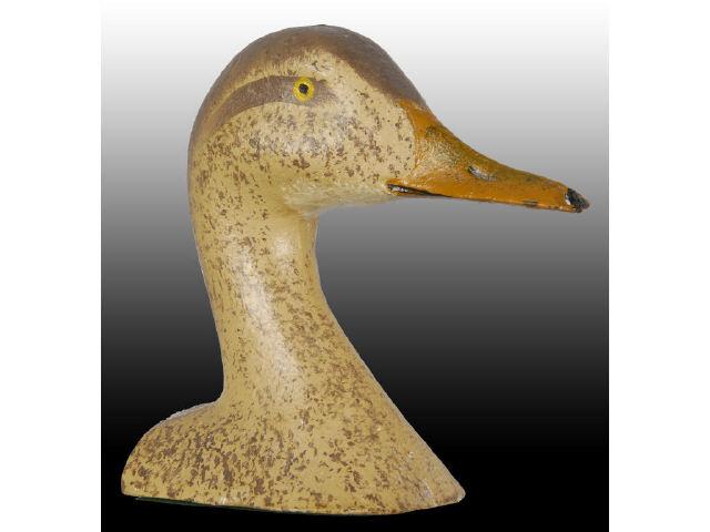 Appraisal: Duck Head Cast Iron Bookend Description Full-figure Condition EXCELLENT Size