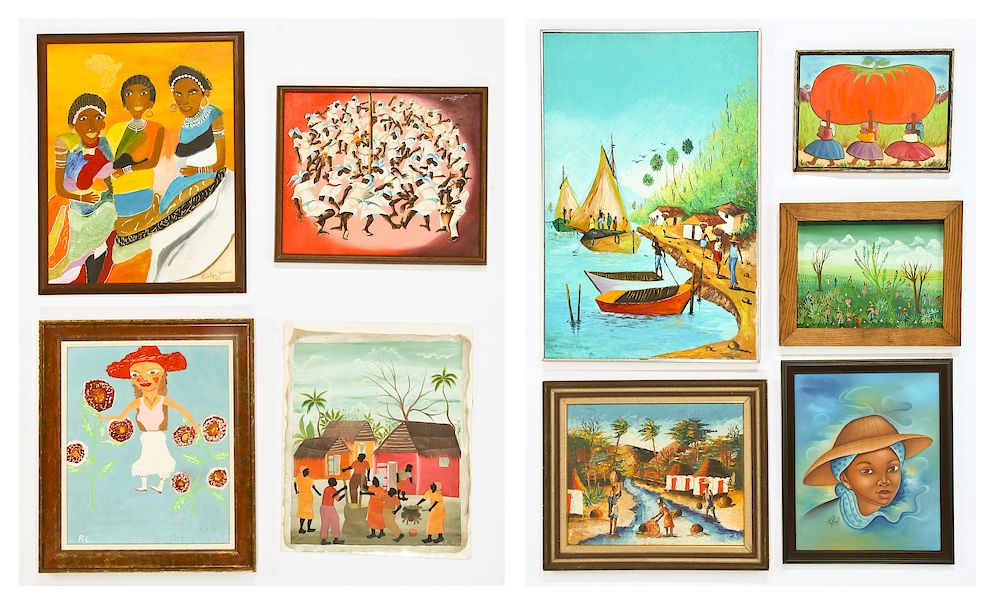 Appraisal: Paintings by Various Artists Paintings by Various Artists including Evelyn