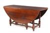 Appraisal: DINING TABLE - English oval gate-leg drop leaf dining table