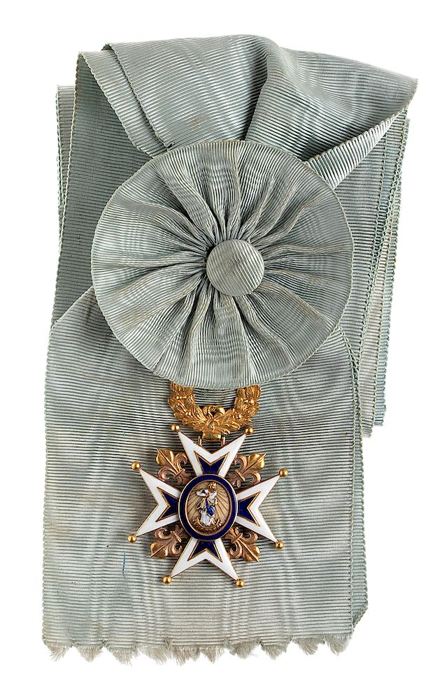 Appraisal: Spain Order of Charles III grand cross sash badge gold