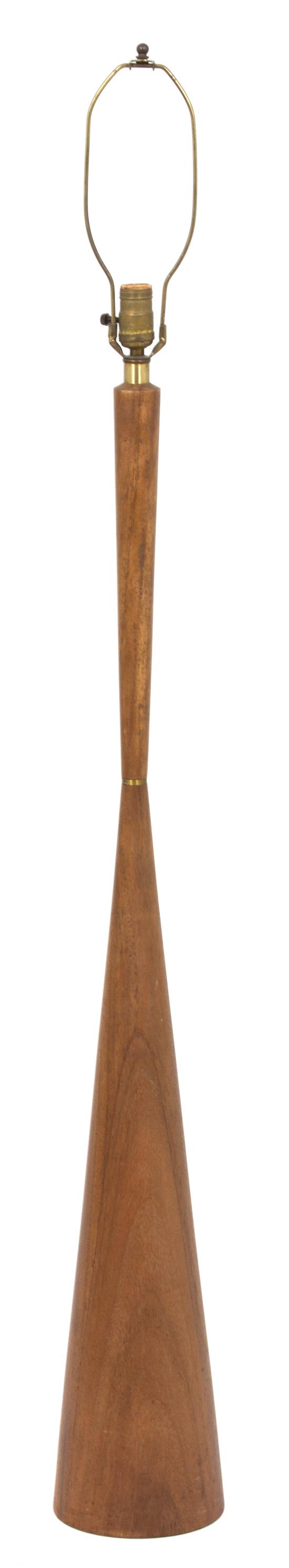 Appraisal: Sale Lot A Modern Danish Wood Floor Lamp th century