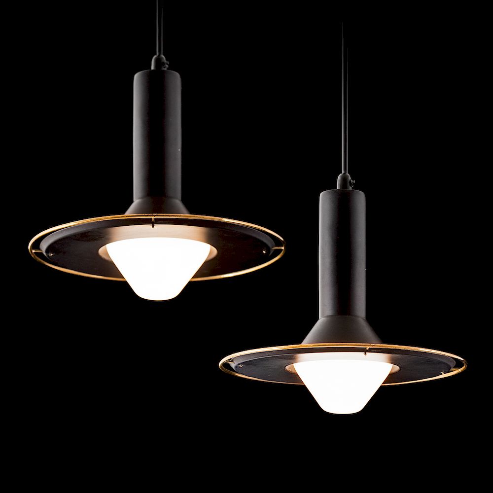 Appraisal: Tapio Wirkkala A pair of pendant lights model K -