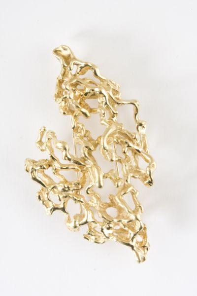 Appraisal: Important KT Brooch by Arthur King of free form design