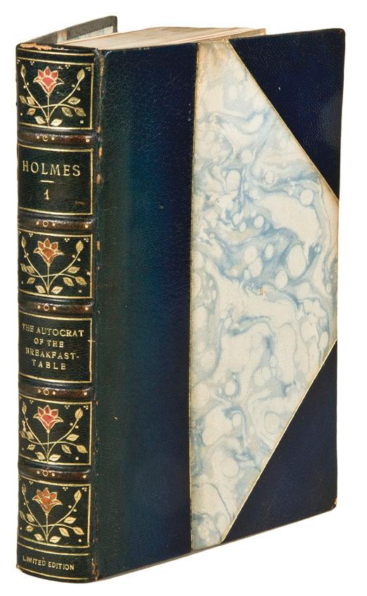 Appraisal: HOLMES Oliver Wendell The Writings of Oliver Wendell Holmes Cambridge