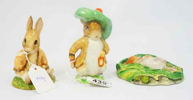 Appraisal: Beswick Beatrix Potter Figure Benjamin Bunny Ears out Shoes In