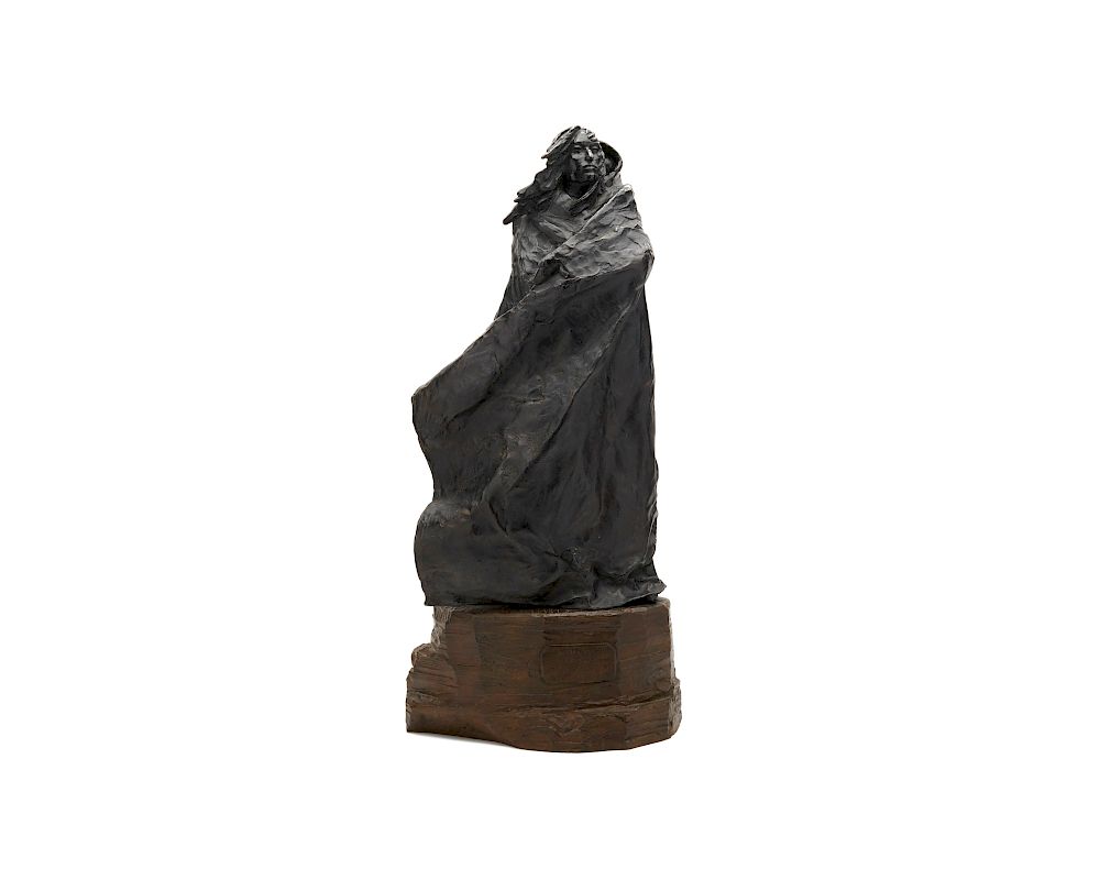 Appraisal: HARRY JACKSON American - Sacagawea bronze height in HARRY JACKSON