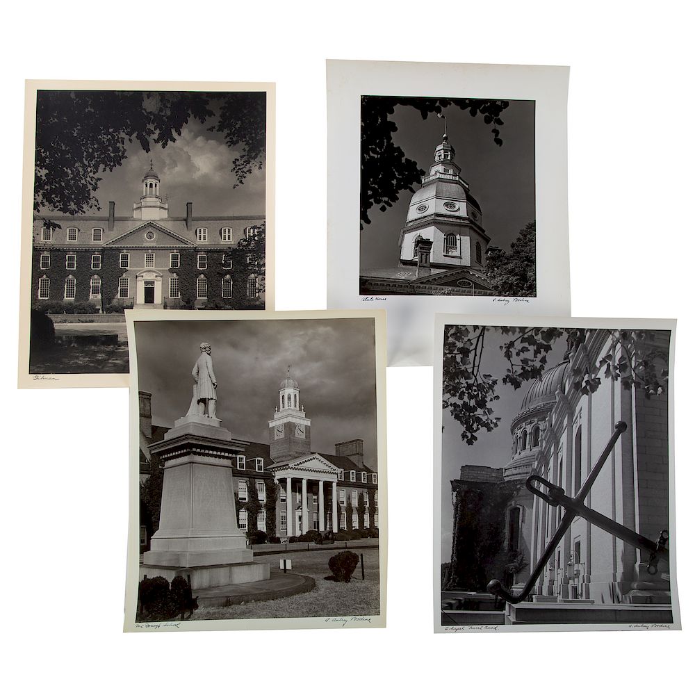 Appraisal: A Aubrey Bodine Maryland Architecture Photos American - State House