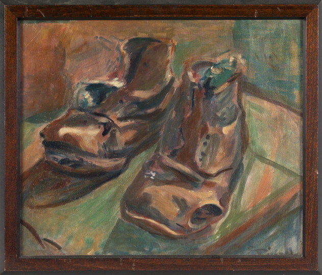 Appraisal: Charles Whitfield Richards American New Orleans - Two Boots oil