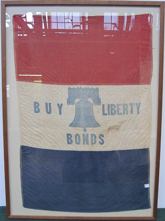 Appraisal: BUY LIBERTY BONDS FLAG x