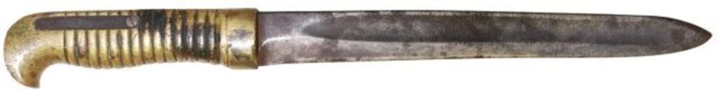 Appraisal: Remington Model Zouave bayonet reduced from to as a knife