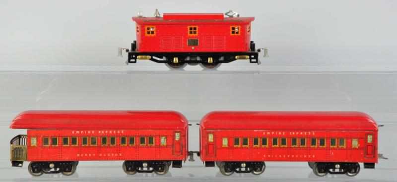 Appraisal: American Flyer Empire Express Passenger Train Set Pre-war Standard gauge