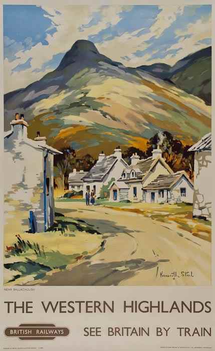 Appraisal: STEEL Kenneth HE WESTERN HIGHLANDS nr Ballachulish British Railways lithograph