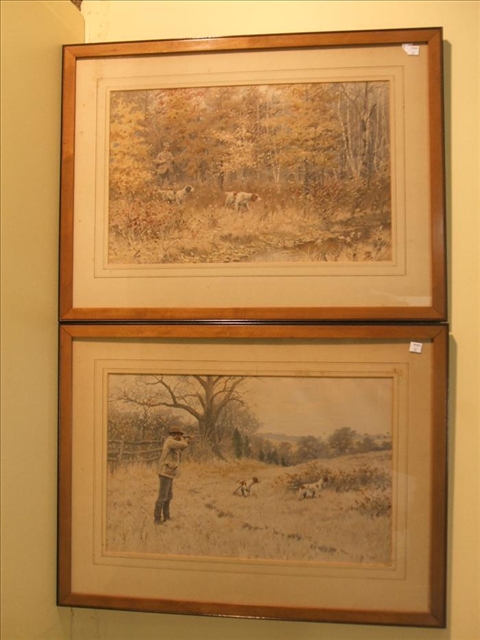 Appraisal: AFTER ARTHUR BURDETT FROST AMERICAN - TWO HUNTING PRINTS Prints