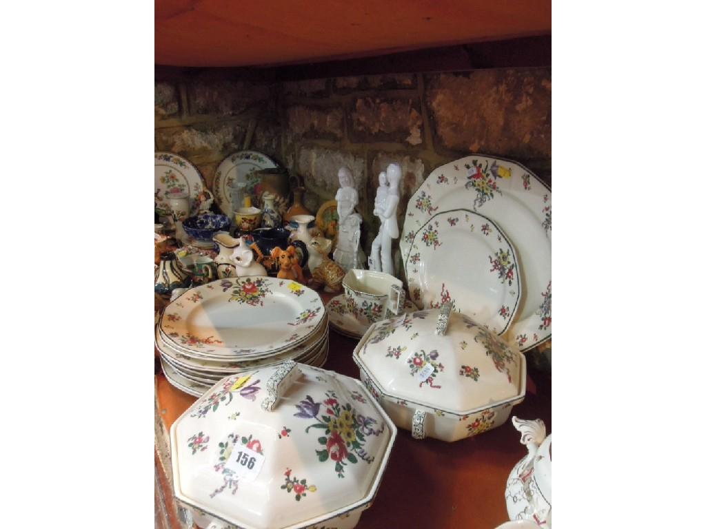 Appraisal: A quantity of Royal Doulton Old Leaves Spray pattern dinnerwares